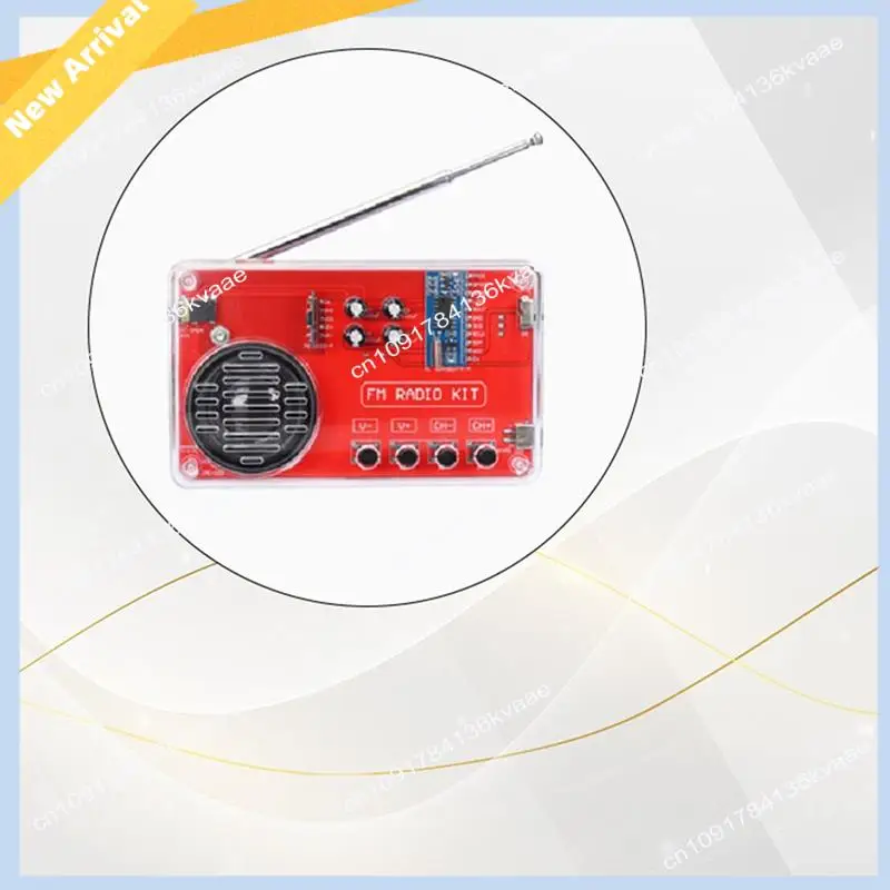 M01K FM Radio DIY Production Kit Electronic Assembly Soldering Practice Kit 50-108 Mhz Receiver