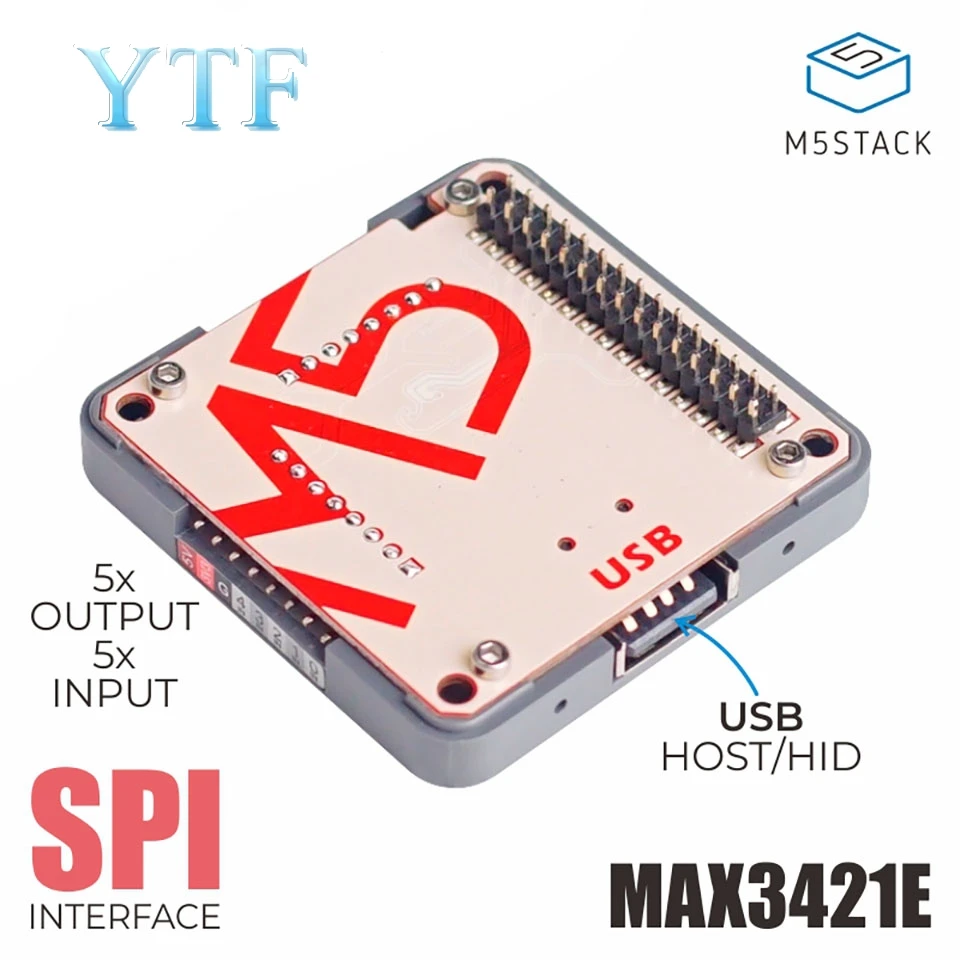 

M5Stack USB driver stack module SPI communication protocol MAX3421E U disk reader