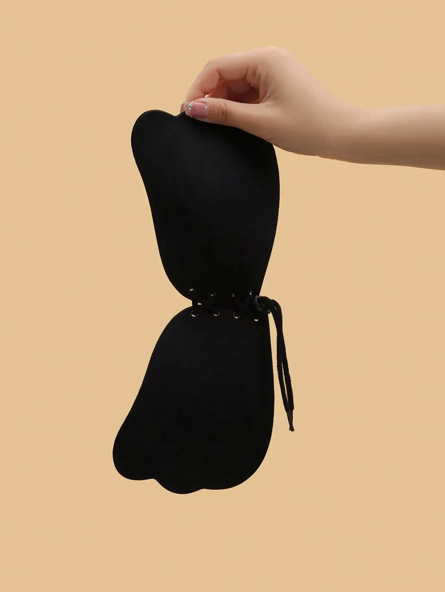 2pcs Set Invisible Self-Adhesive Strapless Bra For Women Lift Breathable Backless Wedding Dress