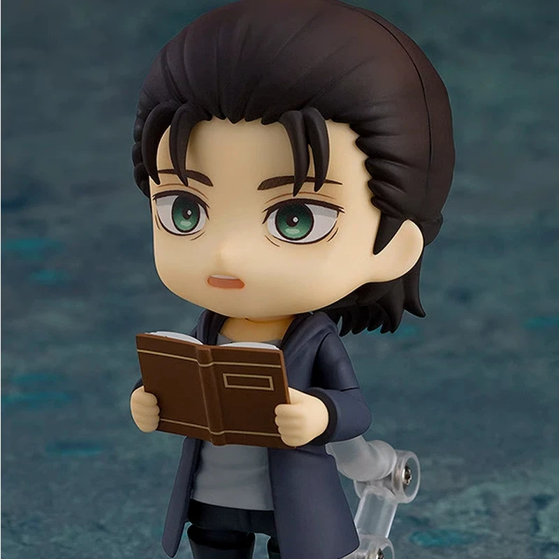 Attack On Titan Eren 2000 Nendoroid Swap Face Action Figures Cute Cartoon Doll Model Toy Figure Desktop Ornament Surprise Gifts view 2