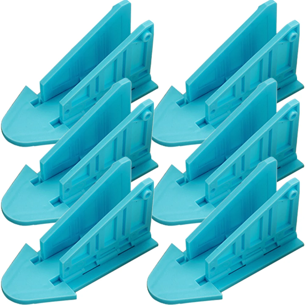 

6 Pcs Glass Door Security Lock Baby Child Proof Locks for Doors Abs Sliding Latch