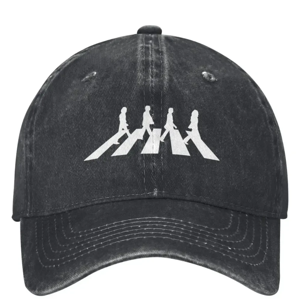 Novo Boné Minimalista Abbey Road B-Beatles, Acessórios de Moda para Homens e Mulheres, Chapéus Trucker com Ajuste Personalizável