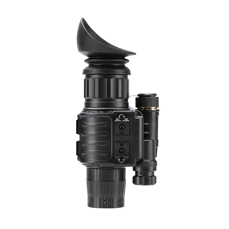 High definition low light night vision device helmet wearing night vision goggles all black patrol detection single cylinder