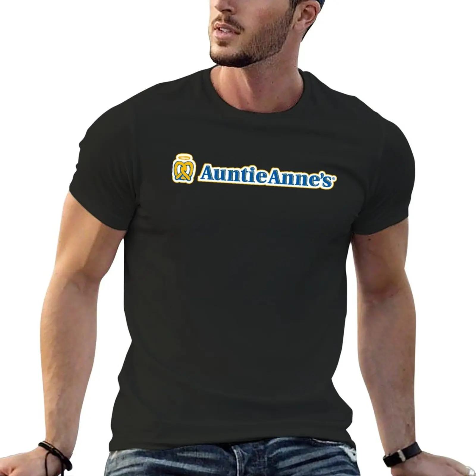 Tante Annes Resto En Bakkerij T-Shirt Zwarte T-Shirts Grafische T-Shirts Hippie Kleding Sweatshirt Heren T-Shirts