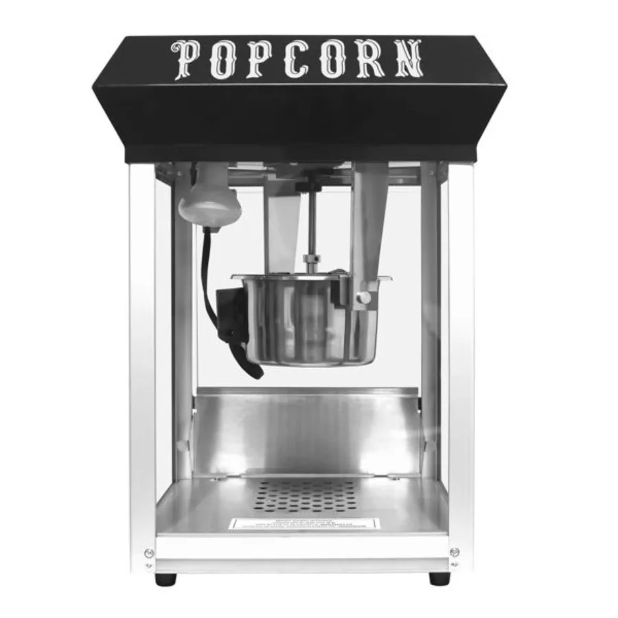 

Bar Style Popcorn Machine 4Ounce Popcorn Maker Popper Black
