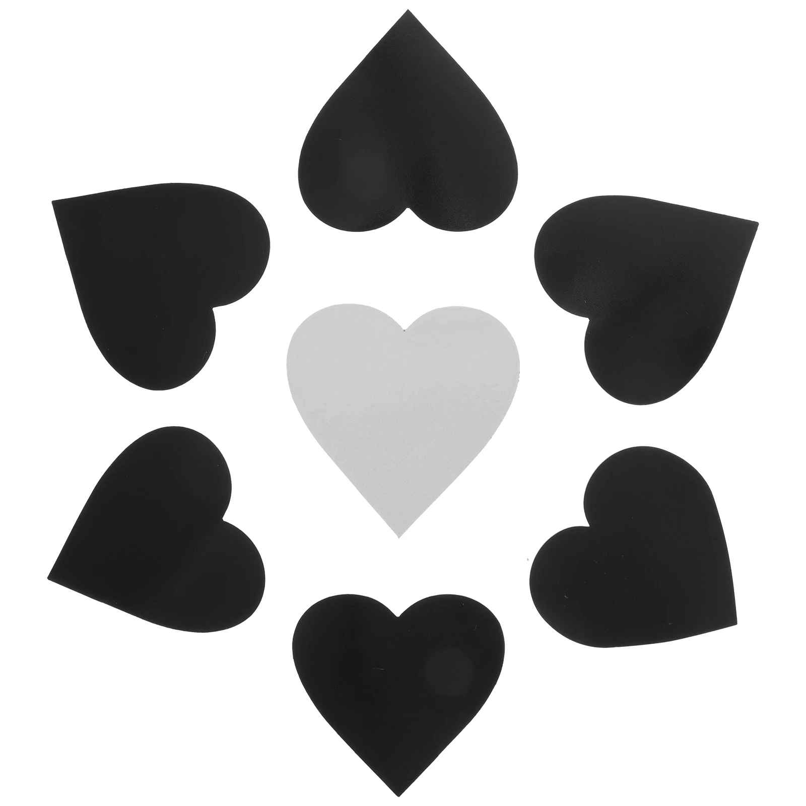 

30pcs Heart Shaped Blank Sublimation Magnets 6 5cm DIY Thermal Fridge Decor Material Practical Texture