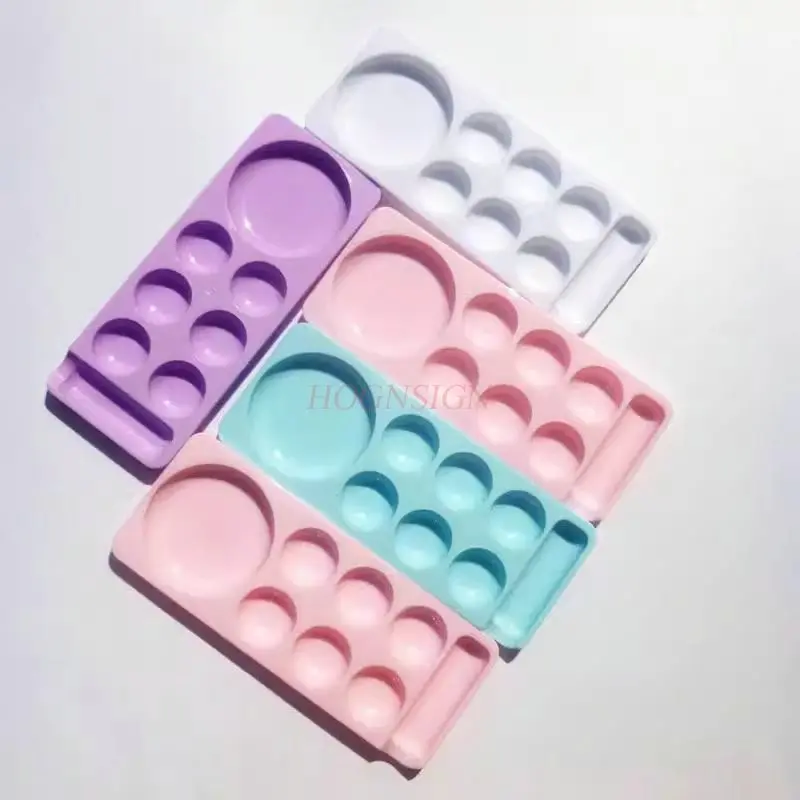 Color palette, nail salon, nail palette, nail polish, glue, pigment, color picker