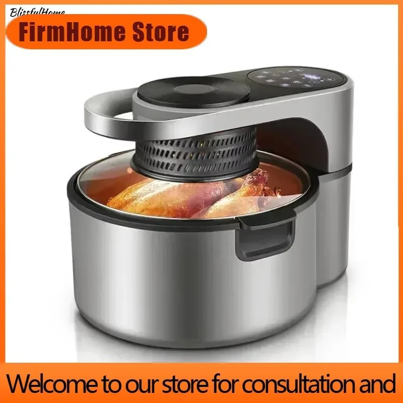 FirmHome StoreNew Air Fryer. Multifunction. Visual Touch Control. Automatic Intelligent Rotary. Large Capacity. Electric Fryer &
