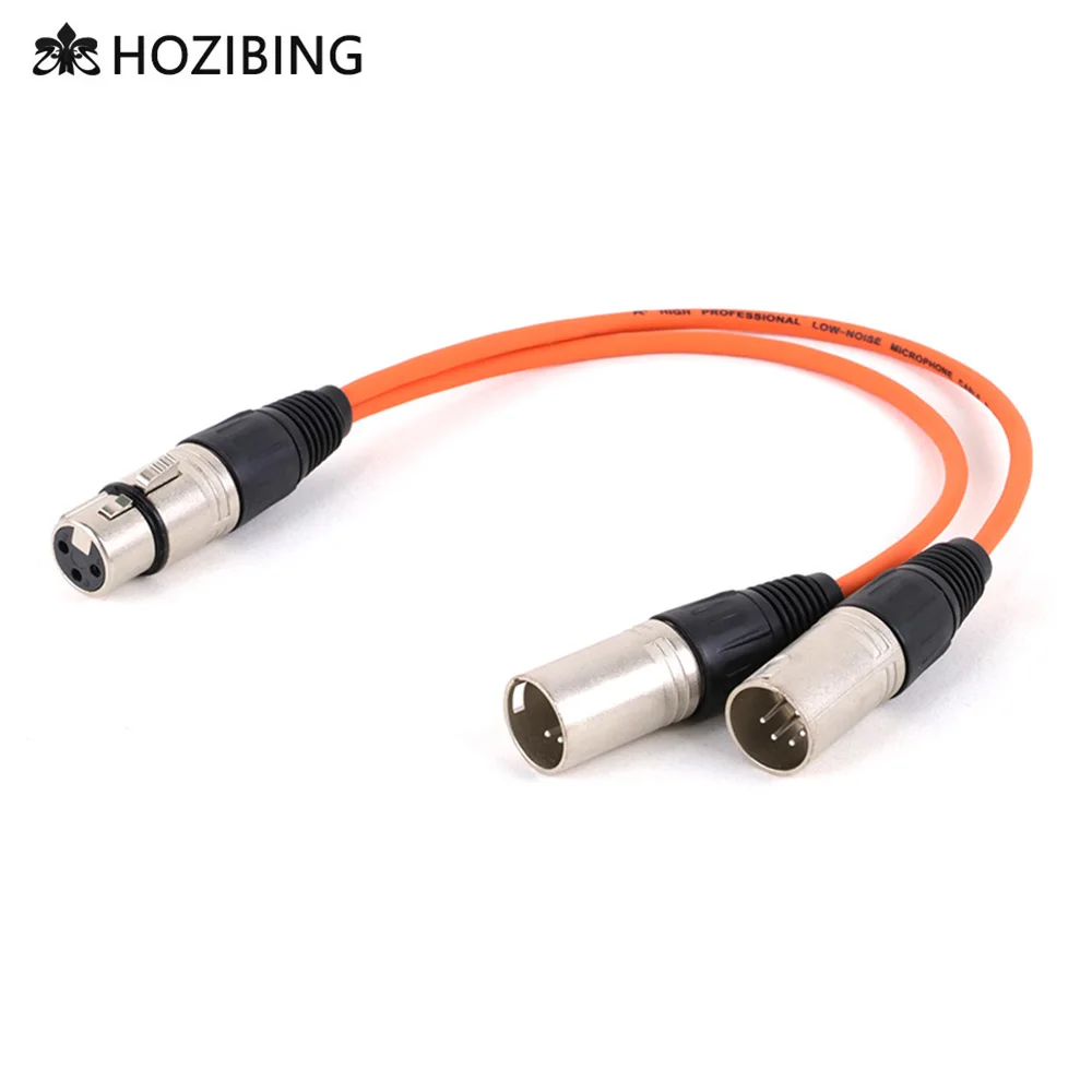 

Dual 5Pin XLR Cable Male to 3Pin Female Audio Cable Shielded For Mixer Microphone Amplifier Cable