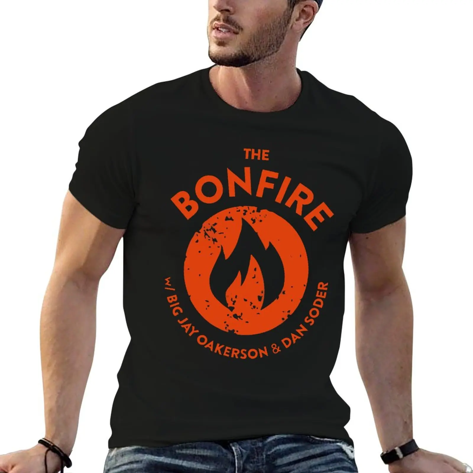 The bonfire official podcast logo essential t shirt T-Shirt Holiday All Match T-Shirt