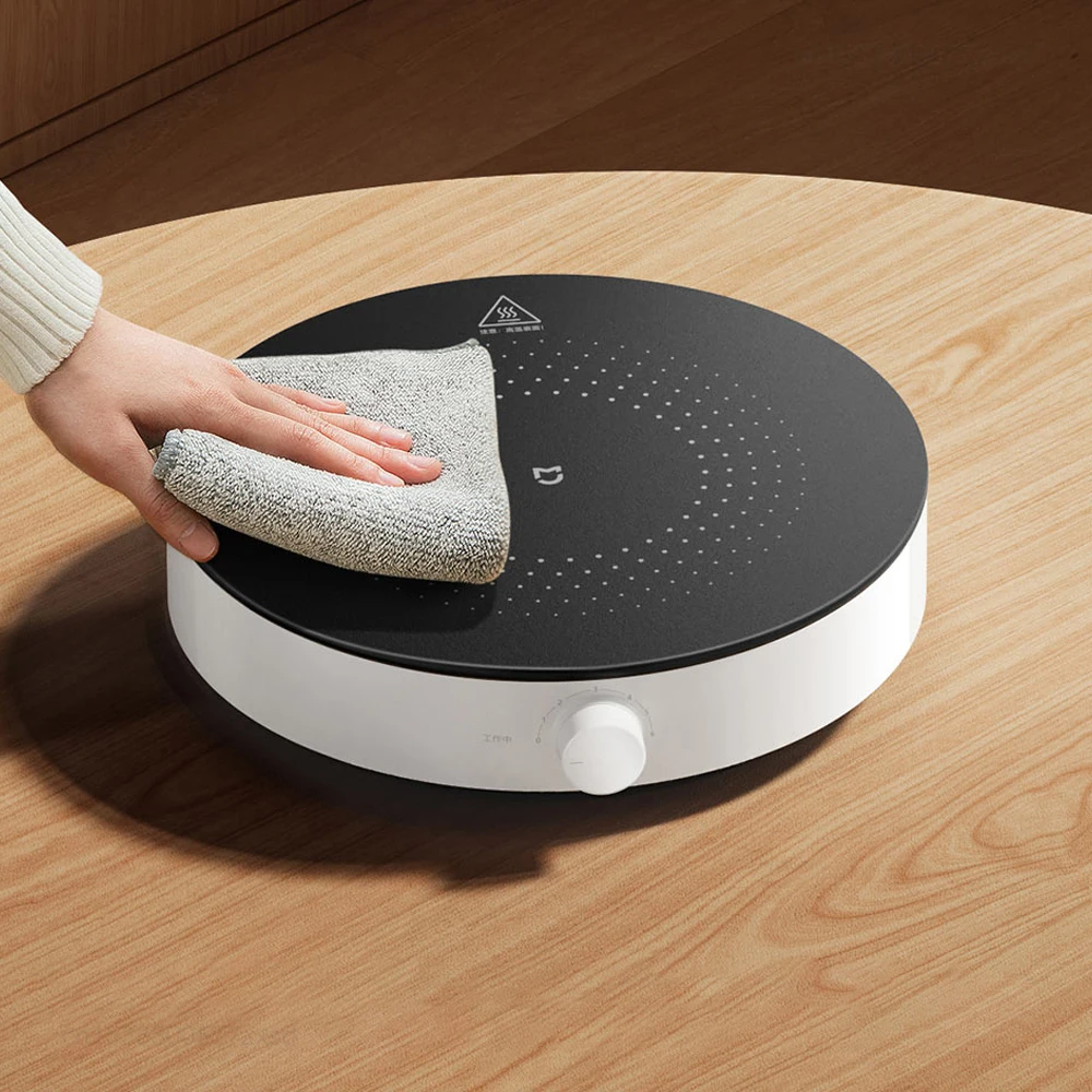 موقد Xiaomi Mijia التعريفي N1,6 Gear تعديل الحريق، 8 حماية أمان، طباخات التعريفي الكهربائية للمطبخ، طاقة 2100 وات، 220 فولت