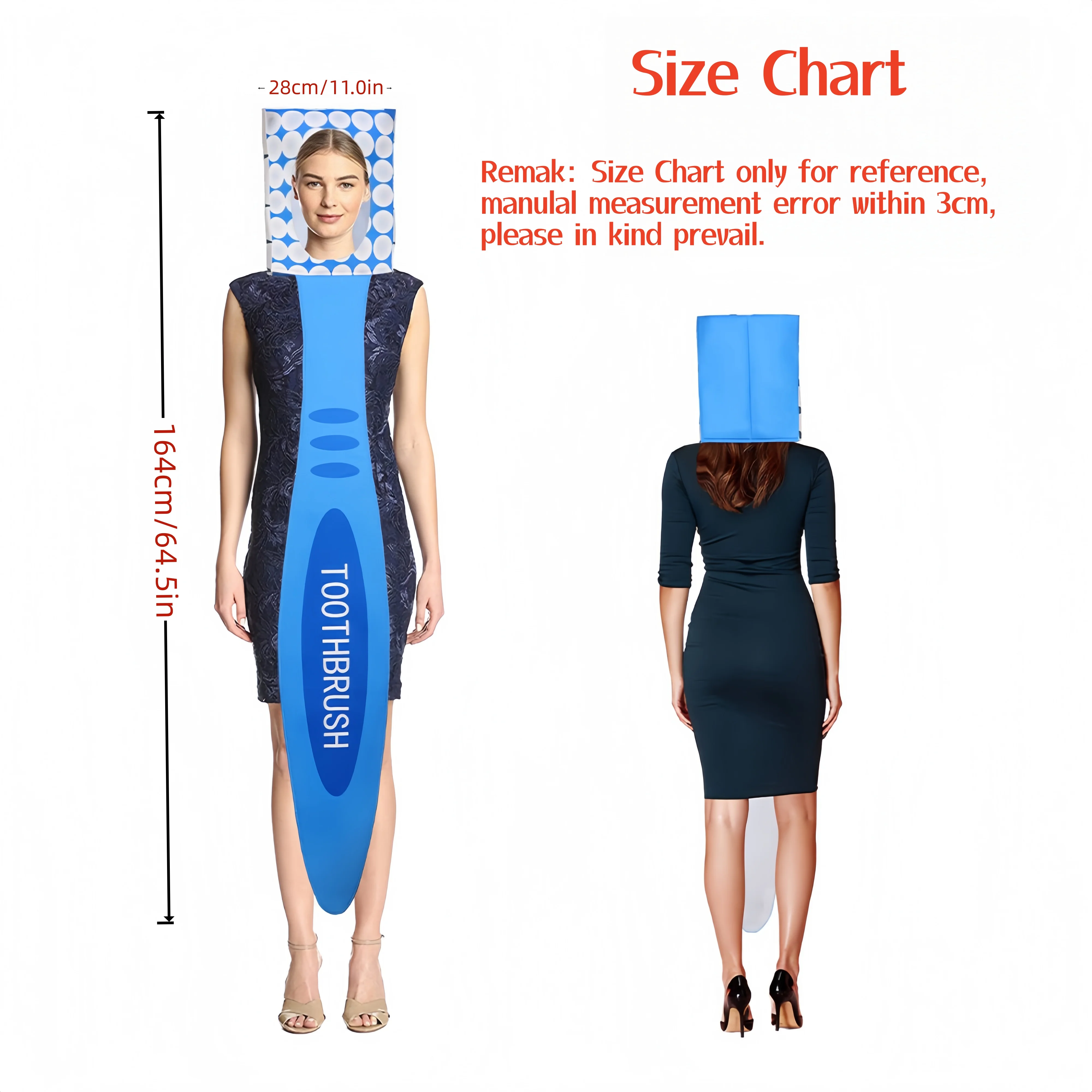 Couple Costumes -Toothbrush Costume Halloween Family Costumes Funny Outfits