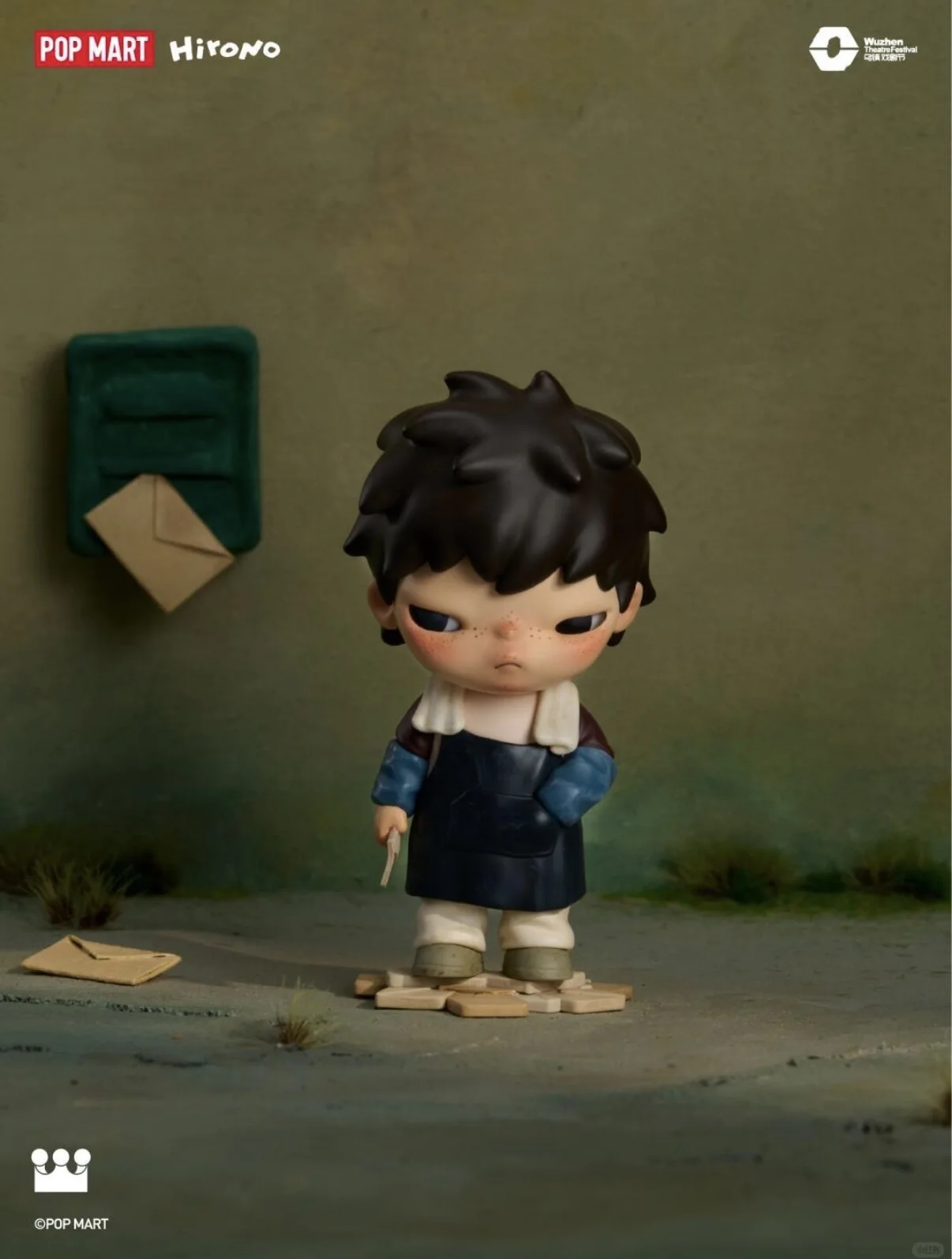 

POPMART Hirono Ono Flowing Years Figurine Hanging Card & Set Regular Edition Gift Box Edition Surprise action figures xmas toys