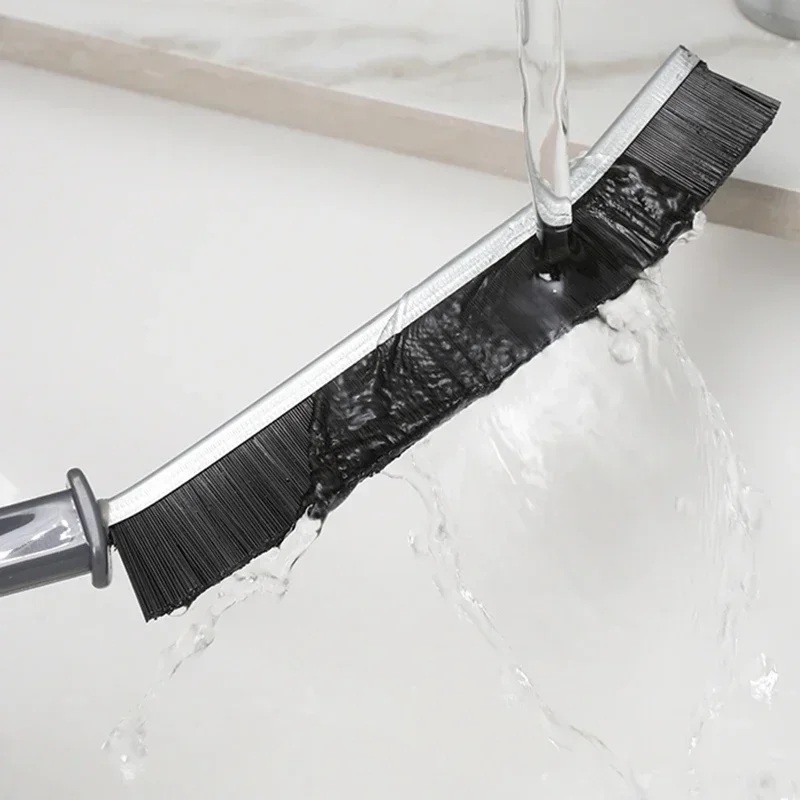 1pc Motorcycle Gap Cleaning Brush Durable Grout Hard Bristle Long Handle Cleaner Brush for Tile Gaps Window Frames Door Track