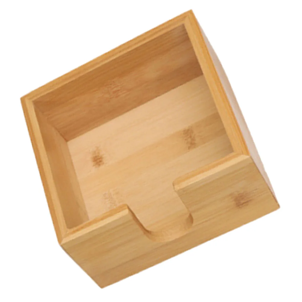 

Napkin Tissue Box Tabletop Accessories Dinner Holder Bamboo Container Household Case