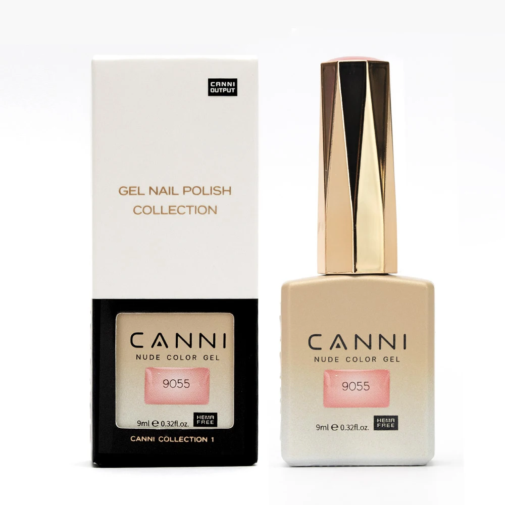 CANNI Jelly Color Gel-Nagellack, kein TPO, durchscheinendes Gel, glatte Konsistenz, Soak Off UV-LED, semi-permanenter Gel-Rundpinsel, 9 ml – Detail 2