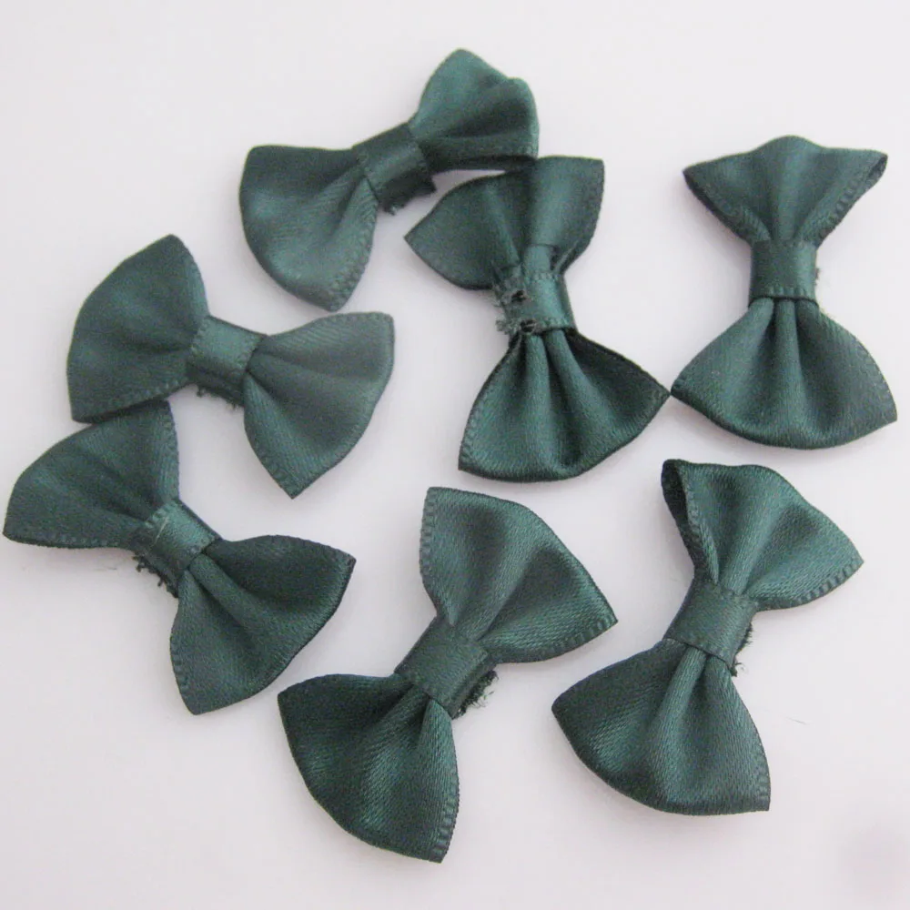 Picture 3: 50Pcs Blank Satin Ribbon Bows About 35MM Decorative Craft Apparel Ornament Hats Accessories