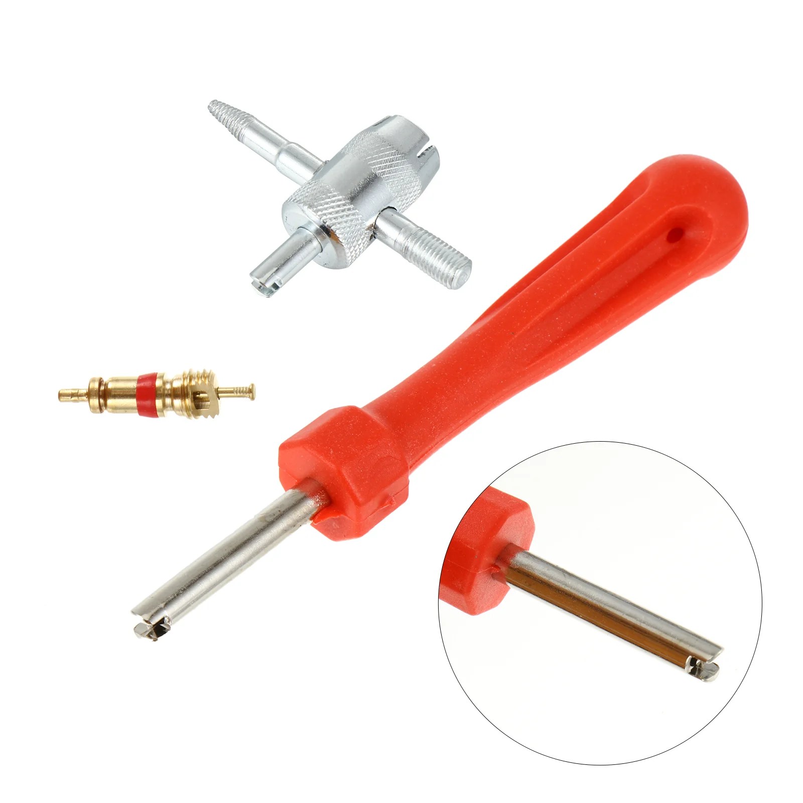 

Valve Removal Tool Core Remover Single Head Spanner Stem Air Conditioning Spool Abs Tire Repair Car Accessories Baby