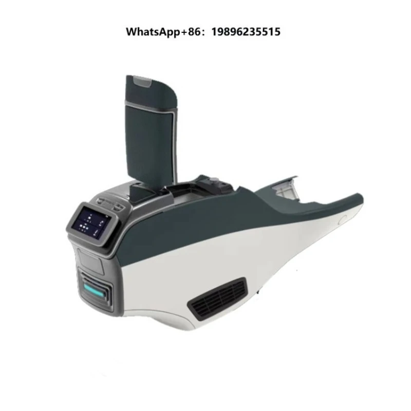 New Design Universal Rotatable Top Car Center Armrest Console Cup Holder Storage Box Case Beige/Black