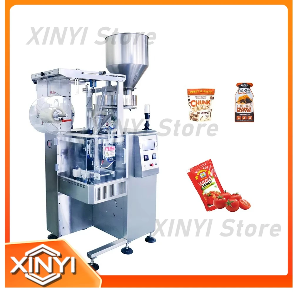 Semi Automatic Hot Liquid Filling Machine for Tomato Sauce Peanut Butter Jam Honey Syrup Chocolate Paste Cosmetics Cream Food