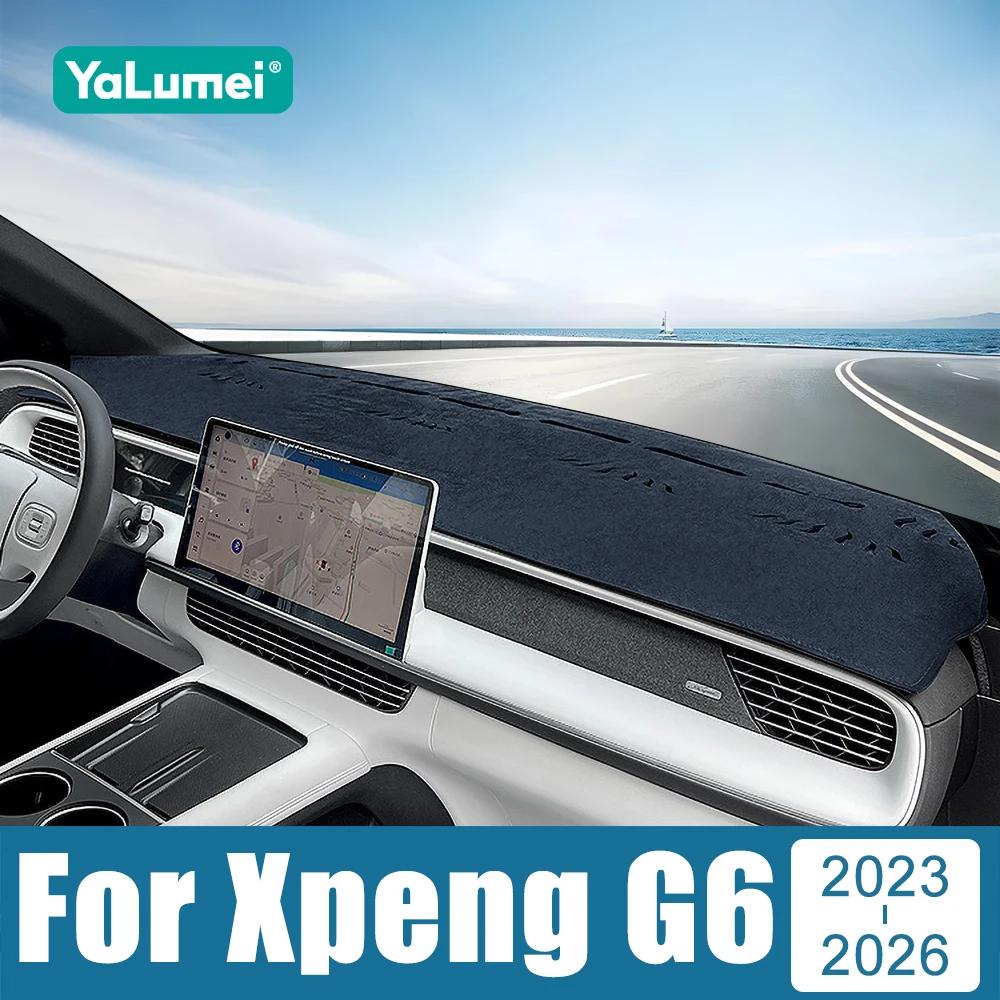 For Xpeng G6 2023 2024 2025 2026 Car Dashboard Mat Sun Shade Pad Non-Slip Heat Insulation Glare Reducer Interior Accessory