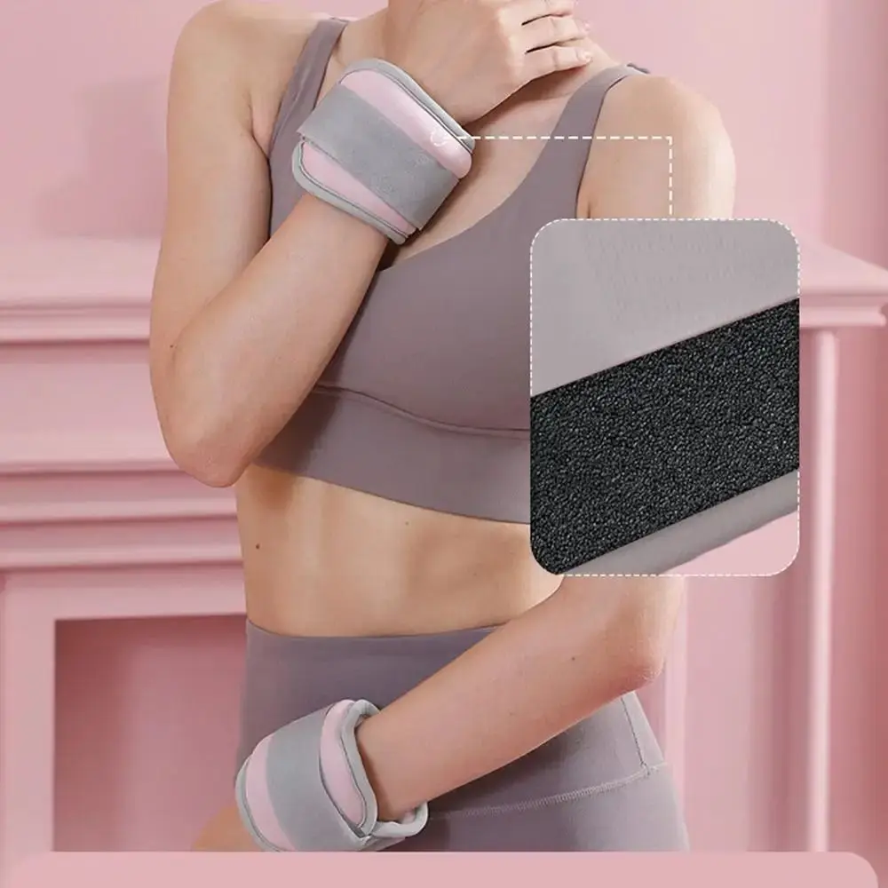 

1 Pair Sweat-proof Wrist Weight Bracelet Breathable Yoga Weighted Ankle Weights Universal Skin Friendly