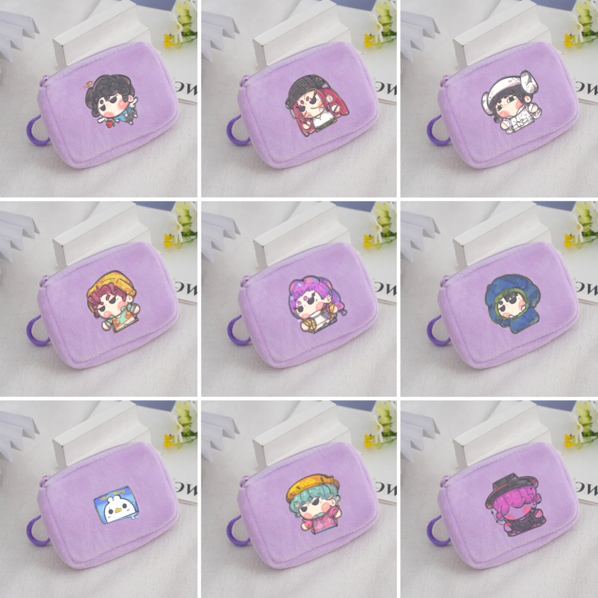 

Anime Hot Movie K Pop Demon Hunters Coin Purse Cartoon Kawaii Portable Plush Zipper Women Small Change Bag Storage Pouch Gift