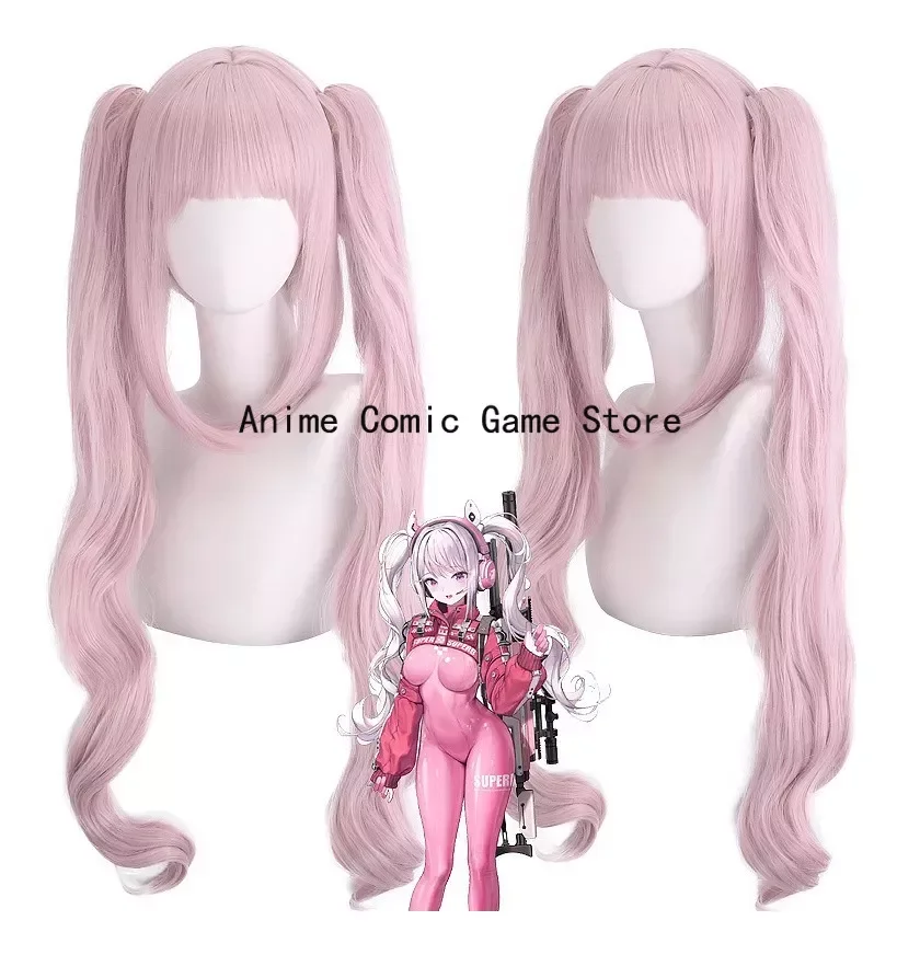 Alice Wig Game GODDESS OF VICTORY: NIKKE Cosplay Wig Alice Women Cosplay Cute Pink Wig Christmas Alice Cosplay