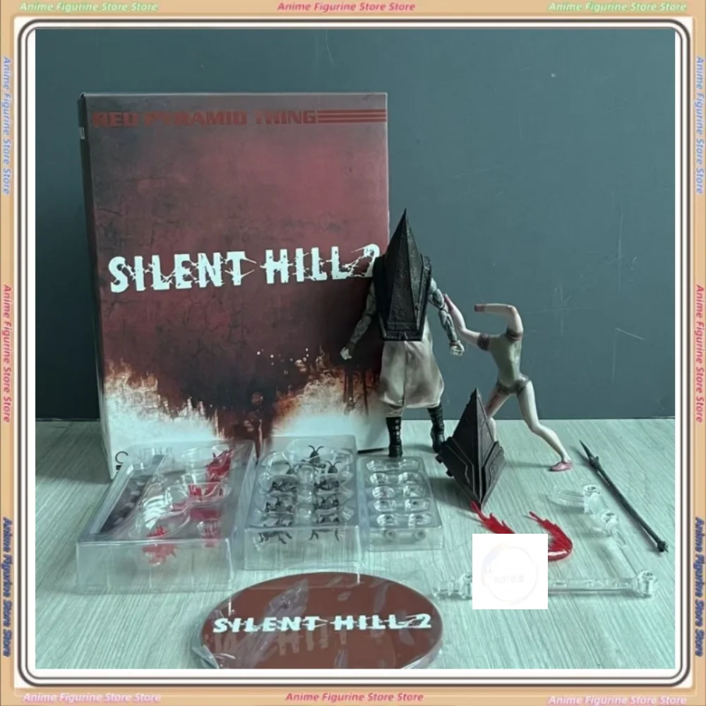 

Mezco Toys Silent Hill 2 Executor'S Pyramid Head One:12 Red Pyramid Thing Action Figure Model Toys Joint Movable Doll Room Decor