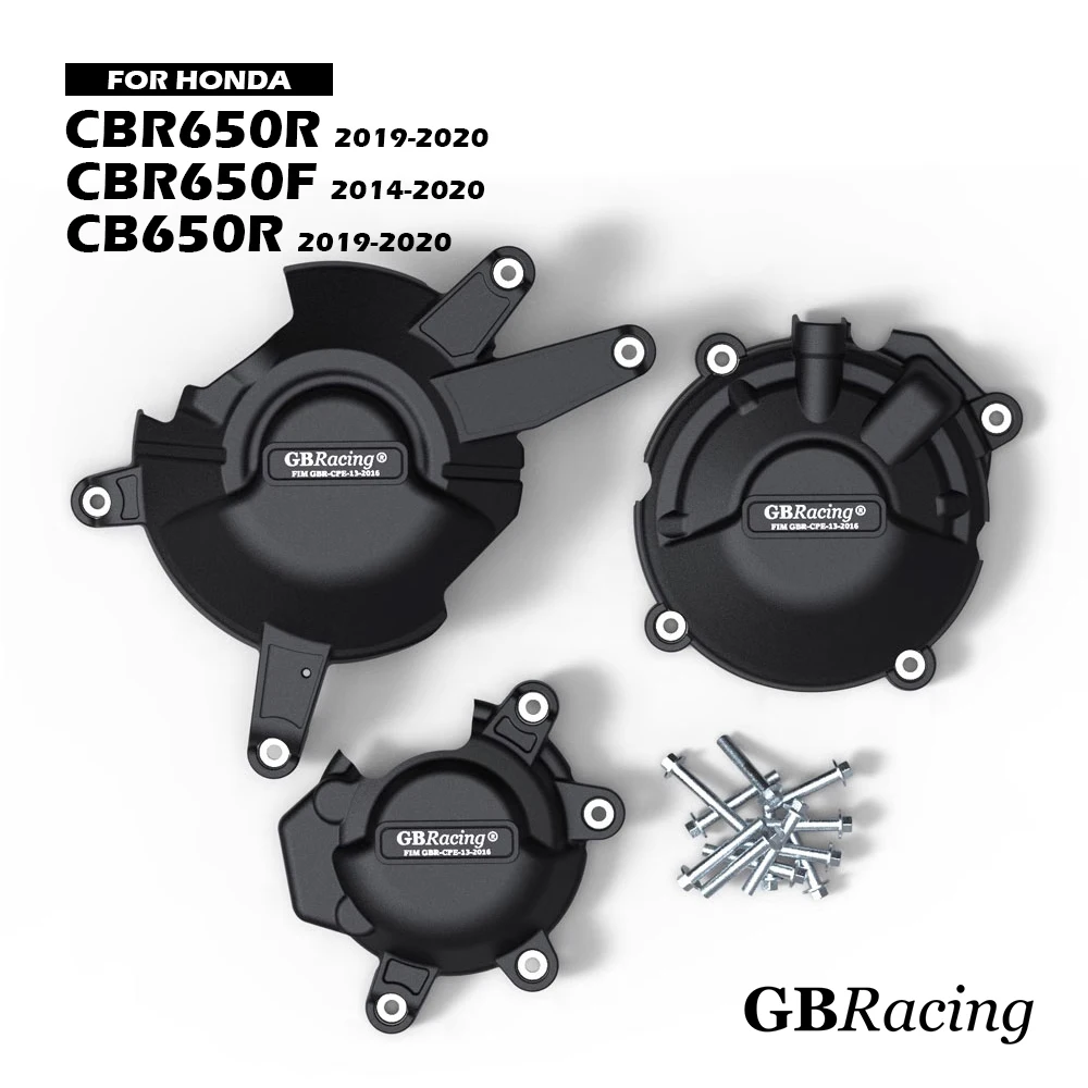 CBR650R CB650R 2014-2020 GBRacing Engine Protect Cover For HONDA CBR650F Motorcycle Clutch Pulse Protection Cover Accessories