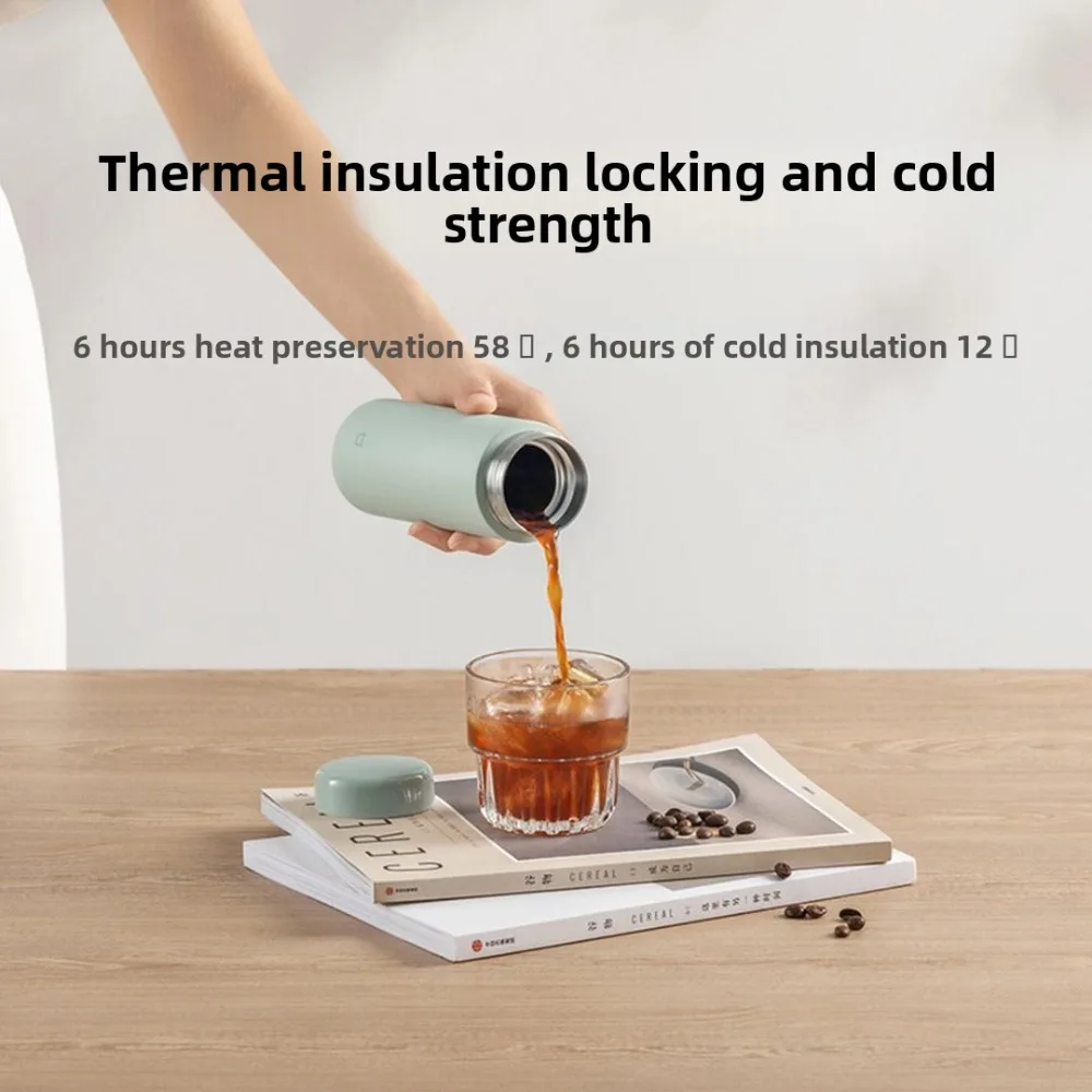 Xiaomi Mijia 350 مللي كوب مفرغ الفولاذ المقاوم للصدأ مختومة في الهواء الطلق كوب ماء محمول قارورة حرارية الترمس زجاجة شاي القهوة المائية