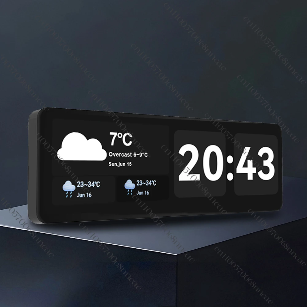 

Versatile 21-inch smart network clock with dual power supplies and automatic time calibration
