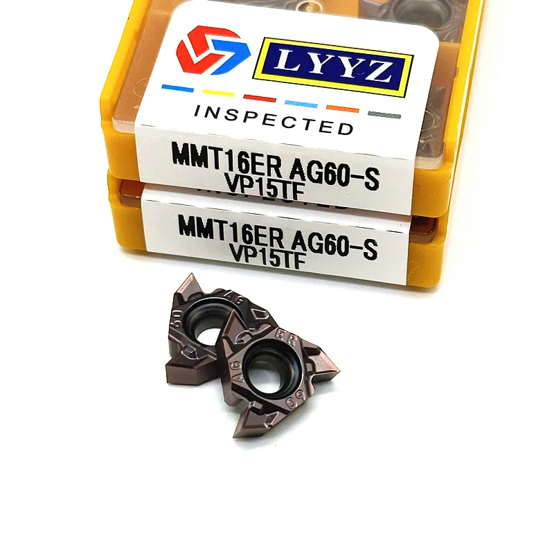 MMT16ER AG60 S MMT16IR AG60 S VP15TF UE6020 Pressed เครื่องมือคาร์ไบด์เครื่องมือโลหะเครื่องมือ16 ER AG60 UE6020ตัดเครื่องมือ