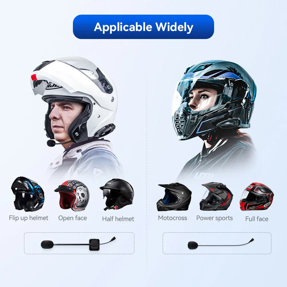 LEXIN-G2 accessori per cuffie e Clip per citofono per moto per cuffie interfono Full/Half Helmet