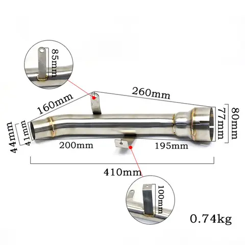 Avgasrör i rostfritt stål för motorcykel S1000F GSX-S 1000 GSX-S 1000F för Suzuki GSXS1000 GSX 2015-2021 6 best sales gsx s1000 avgasrör - №1