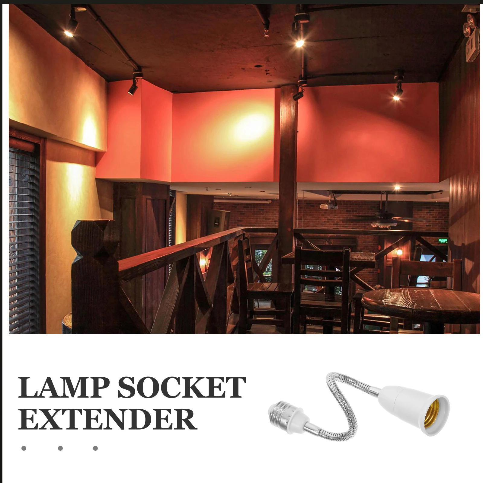 

Lamp Adapter Bulb Holder Extender Edison Socket Extension Bendable Adaptor Converter Base E27 Sockets