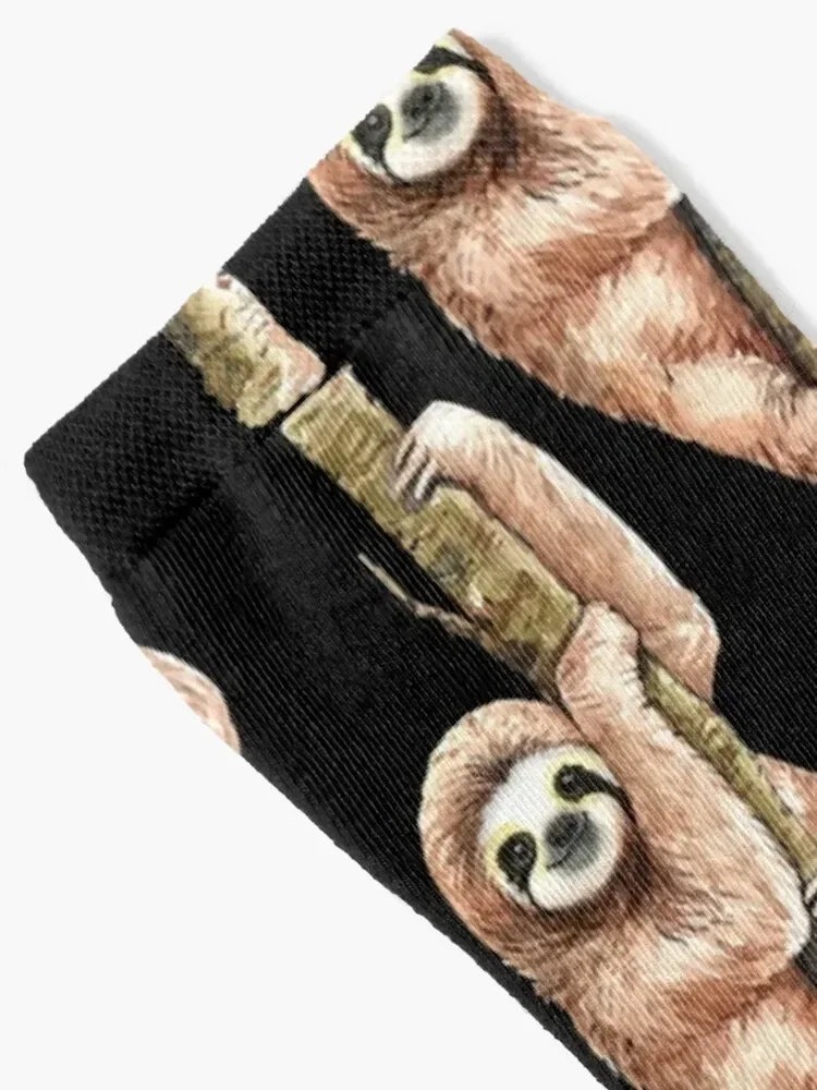 Sloth On A Tree Socks happy cycling sport Man Socks Women's