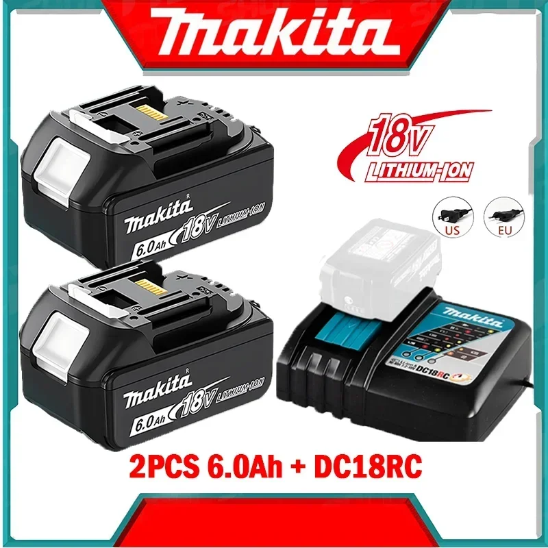 【Entrega RÁPIDA】Batería Makita echt van 6Ah 18V BL1860 BL1850B BL1850 BL1840 BL1830B
