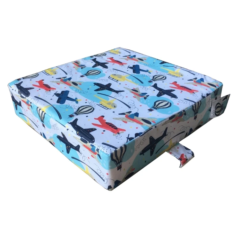 Booster for Dining Table Toddler Increasing Cushion Washable Cushion Pad with 2 Adjustable Strap Chair Decors