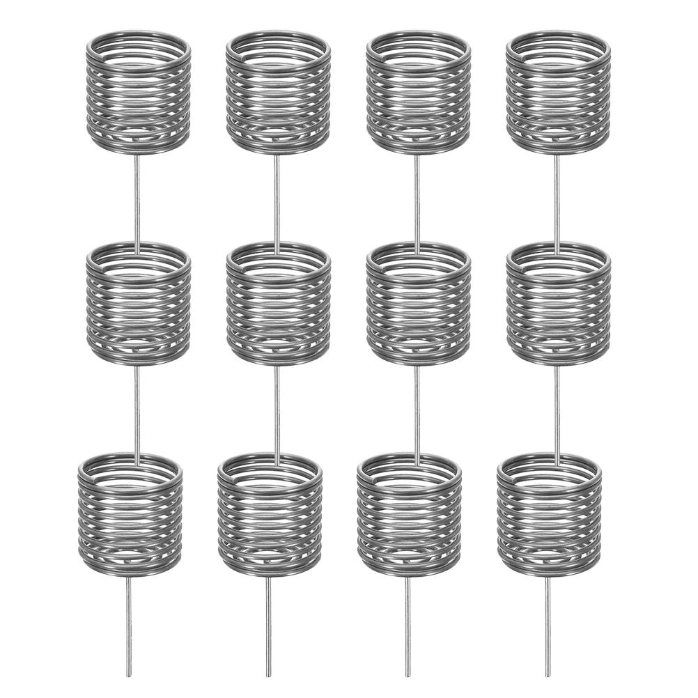 

12pcs Bonsai Box Stainless Steel Plant Nutrition Container Gardening Basket Orchid Mesh Cup Slow Release