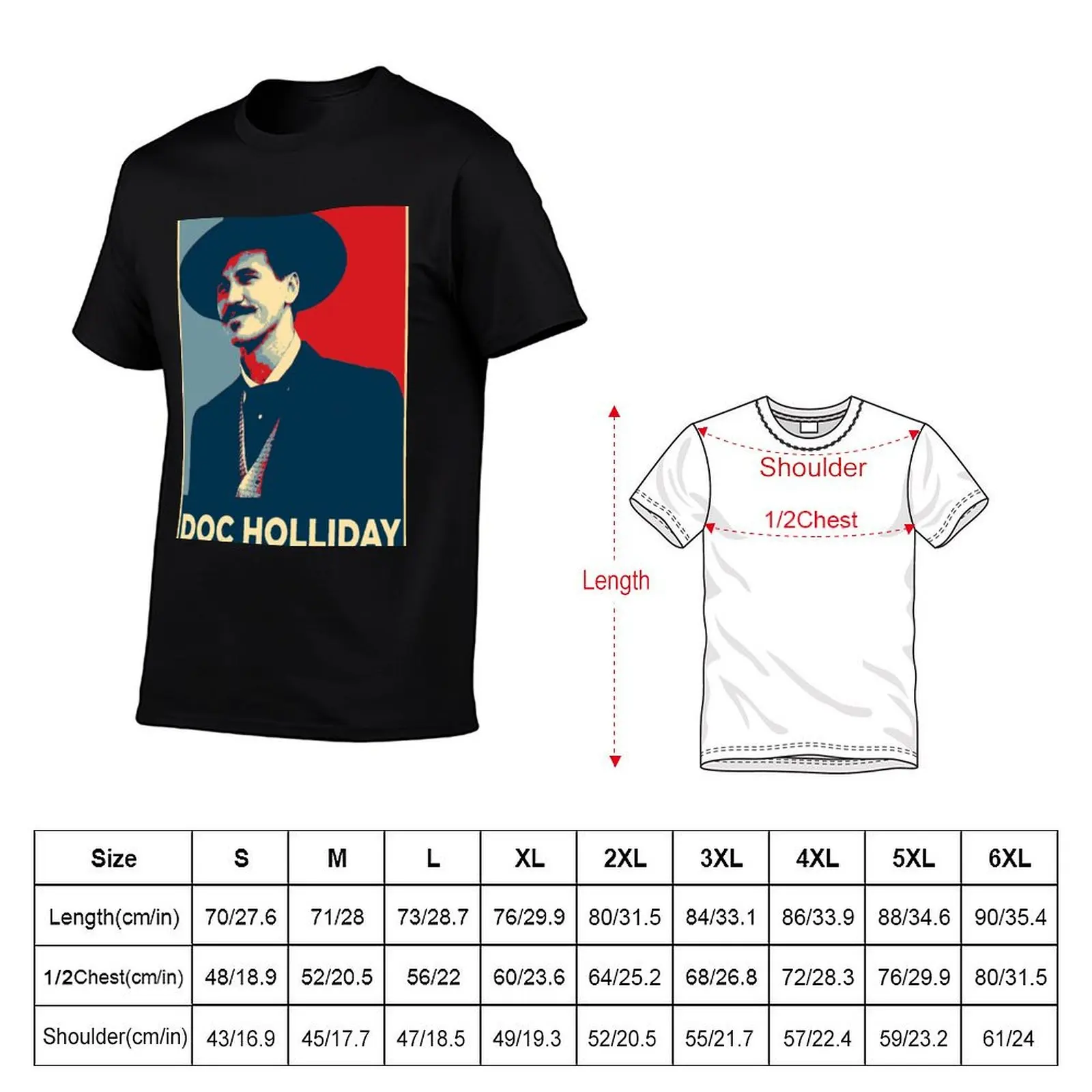 Doc Holliday Say When T-Shirt shirts graphic anime figures graphic t shirts summer clothes tee shirts for men