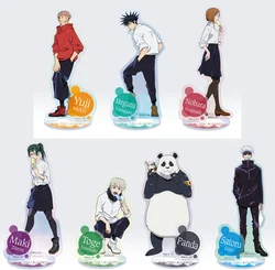 Anime Figure Doll Yuji Megumi Nobara Maki Satoru Acrylic Stand Model Plate Cosplay Toy for Gift