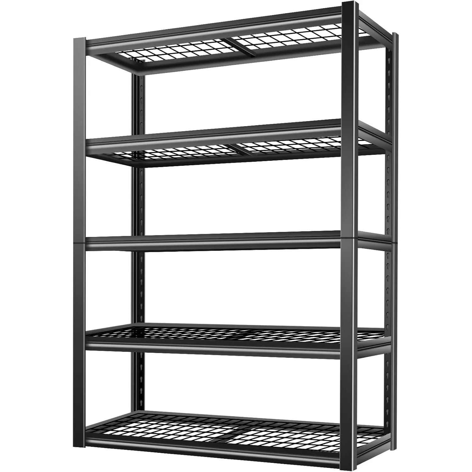 

Garage Shelving 3000 LBS, 36" W x 18" D x 72" H Storage Shelves, Heavy Duty 5-Tier Metal Shelving Units