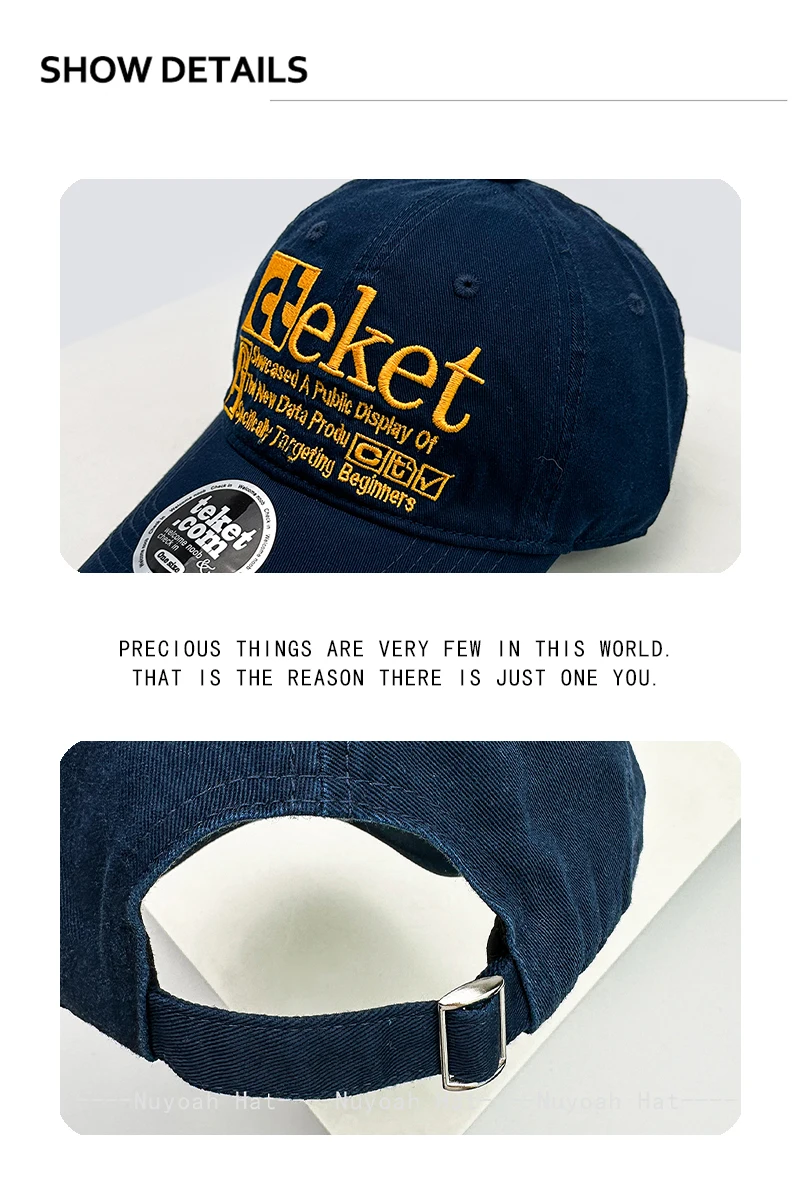 Neue Unisex Baseballkappen im amerikanischen College-Stil mit Buchstabenstickerei, Sonnenschutz, Farbblock-Design, vielseitige Streetwear-Schirmmützen, modisch und angesagt – Detail 3