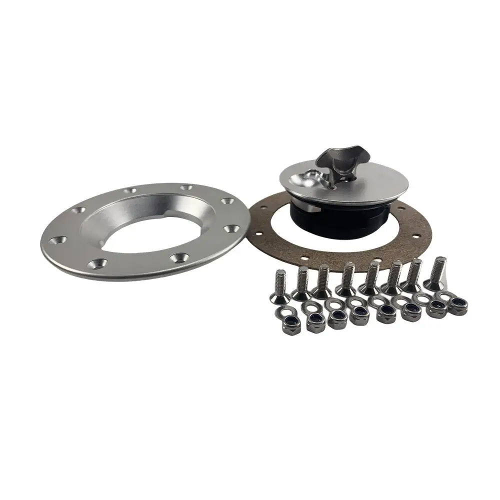 Custom Designed High Precision Stainless Steel Aluminium CNC Machined Auto Spare Parts-Quick Fuel Filler Cap Oil Cover (JYQ stoc
