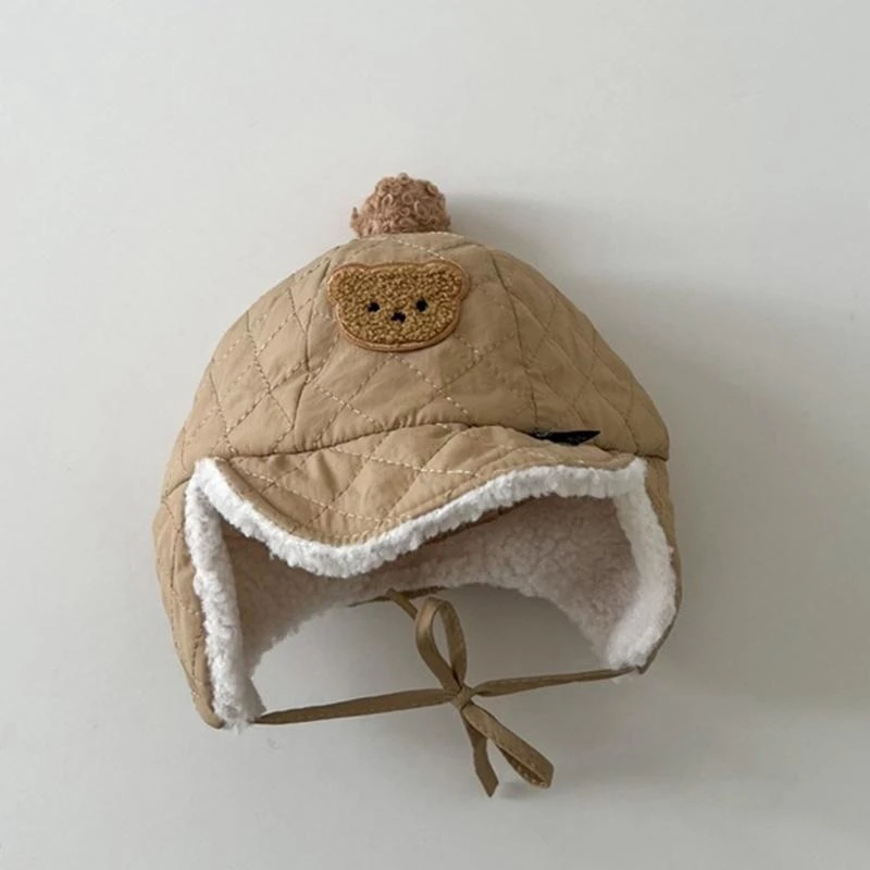 

J15U Warm Earflap Cap for Boys Girls Fall and Winter Bonnet Fashion Headwear