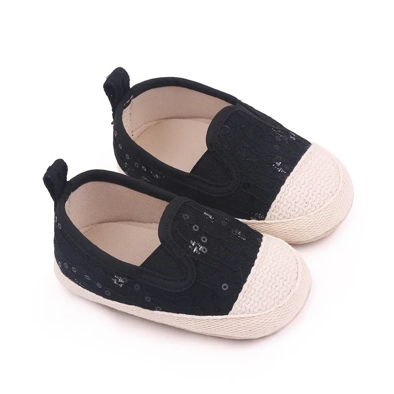 Fashion Spring Autumn Baby Cotton Shoes Soft Sole Infant Antislip First Walkers Cute Newborn Girls Crib Shoes For 0-18M