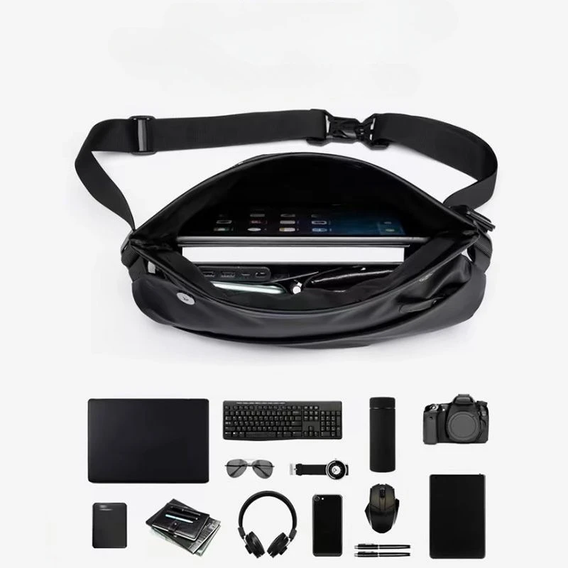 حقيبة كتف للرجال، حقيبة كتف، حقائب كروس، حقيبة نهارية كاجوال للرجال والنساء، حقيبة ظهر بحمالة، حقيبة صدر للسفر والمشي لمسافات طويلة #4