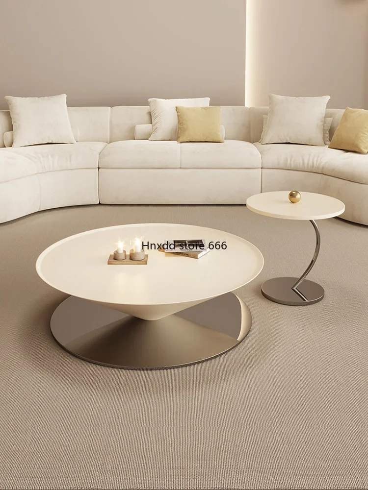 Cream Wind Suspended Flying Saucer Coffee Table Minimalist Premium