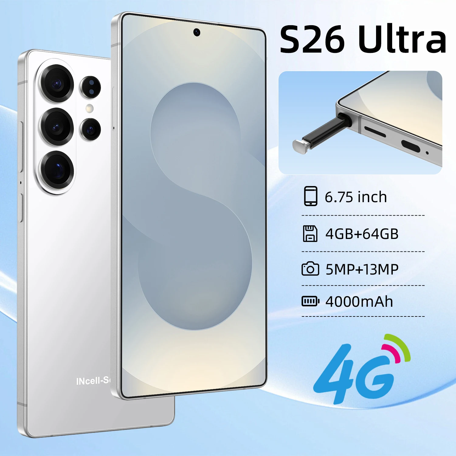 Smartphone S26 Ultra 5G | Imersão 7.3" | Bateria Gigante 8000mAh